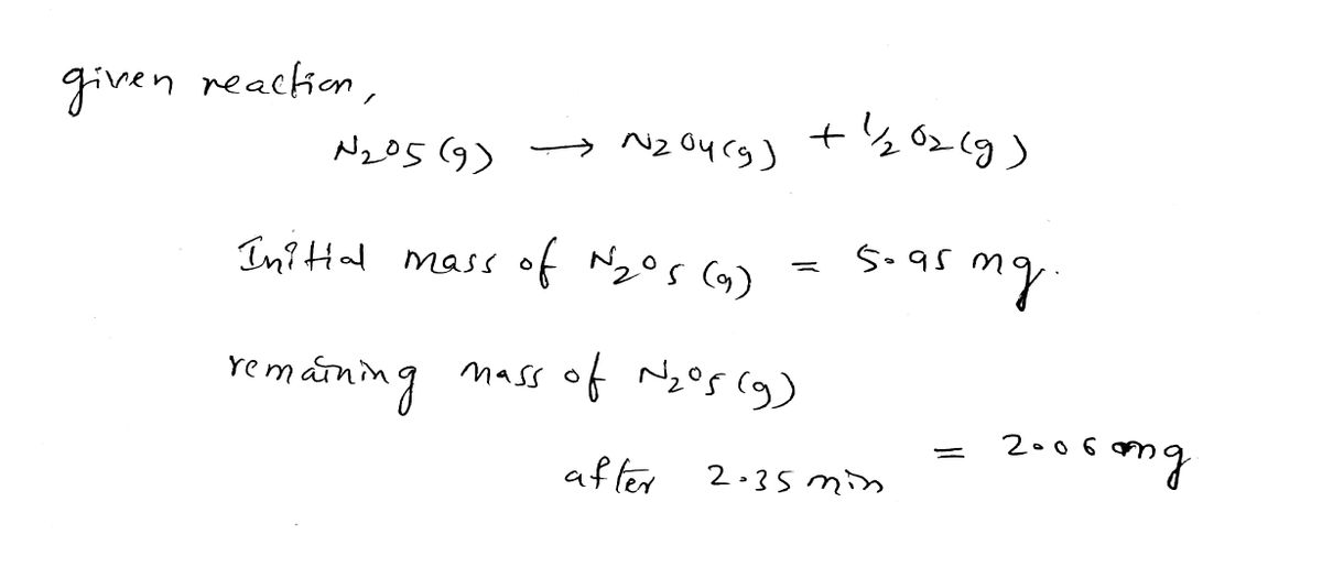 Chemistry homework question answer, step 1, image 1